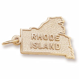 14K Gold Rhode Island Charm by Rembrandt Charms 14K Gold Rhode Island Charm by Rembrandt Charms