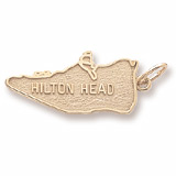 14K Gold Hilton Head Charm by Rembrandt Charms 14K Gold Hilton Head Charm by Rembrandt Charms