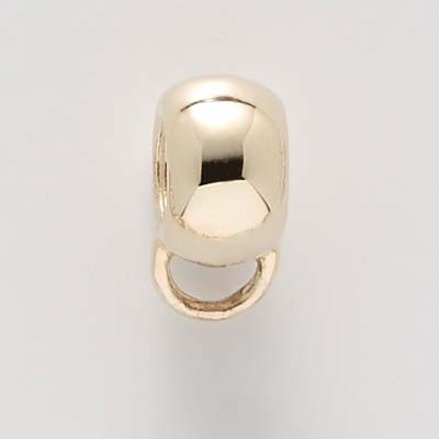 14K Gold Extra Wide Rounded CharmDrop by Rembrandt Charms 14K Gold Extra Wide Rounded CharmDrop by Rembrandt Charms