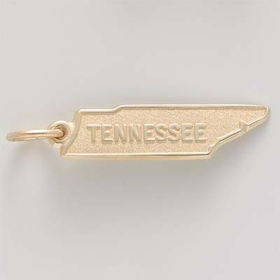 14K Gold Tennessee Charm by Rembrandt Charms 14K Gold Tennessee Charm by Rembrandt Charms