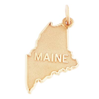 14k Gold Maine Charm by Rembrandt Charms 14k Gold Maine Charm by Rembrandt Charms