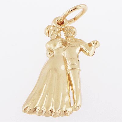 14k Gold Ballroom Dancers Charm by Rembrandt Charms 14k Gold Ballroom Dancers Charm by Rembrandt Charms