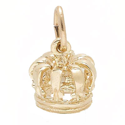 14K Gold Crown Charm by Rembrandt Charms 14K Gold Crown Charm by Rembrandt Charms