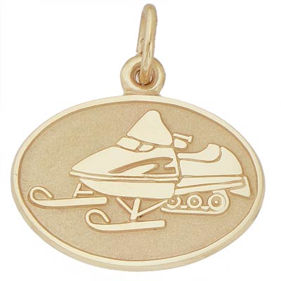 14K Gold Snowmobile Charm by Rembrandt Charms 14K Gold Snowmobile Charm by Rembrandt Charms