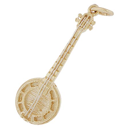 14k Gold Banjo Charm by Rembrandt Charms 14k Gold Banjo Charm by Rembrandt Charms