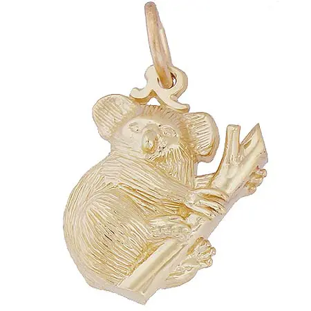 14k Gold Koala Bear Gold Charm by Rembrandt Charms 14k Gold Koala Bear Gold Charm by Rembrandt Charms