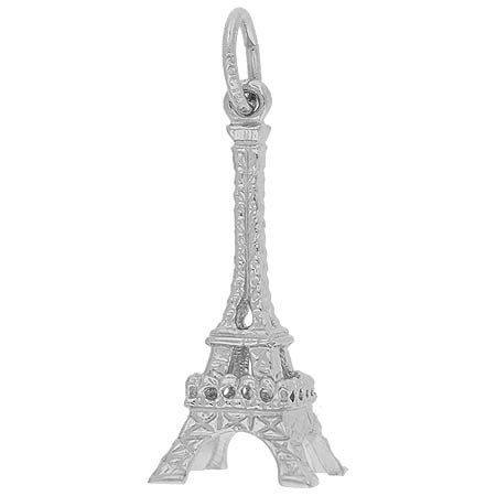 Sterling Silver Medium Eiffel Tower Charm by Rembrandt Charms Sterling Silver Medium Eiffel Tower Charm by Rembrandt Charms