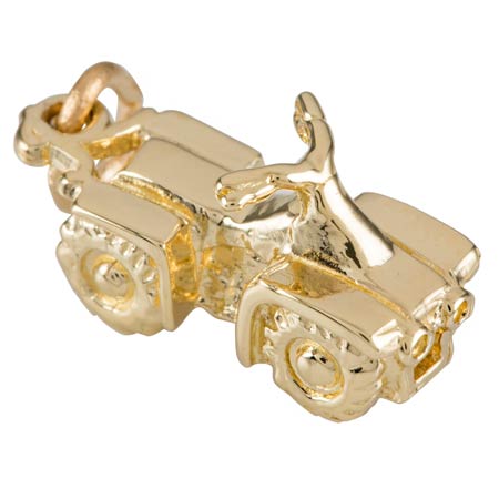 14k Gold All Terrain Vehicle Charm by Rembrandt Charms 14k Gold All Terrain Vehicle Charm by Rembrandt Charms