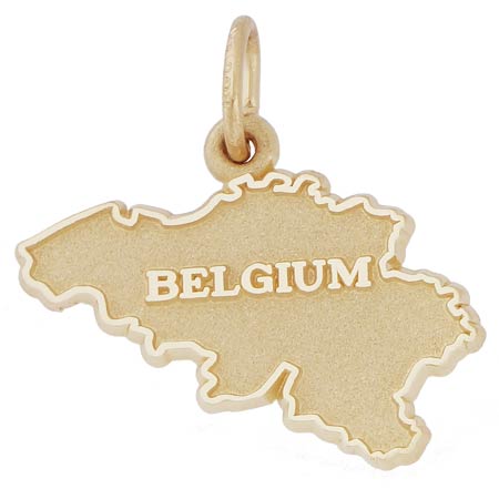 14K Gold Belgium Charm by Rembrandt Charms 14K Gold Belgium Charm by Rembrandt Charms