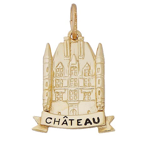 14K Gold Chateau Charm by Rembrandt Charms 14K Gold Chateau Charm by Rembrandt Charms