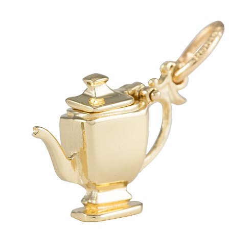 Gold Plated Teapot Charm by Rembrandt Charms Gold Plated Teapot Charm by Rembrandt Charms