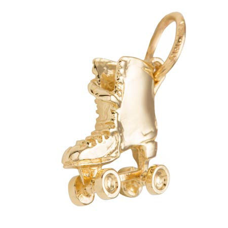 14K Gold Roller Skate Charm by Rembrandt Charms 14K Gold Roller Skate Charm by Rembrandt Charms
