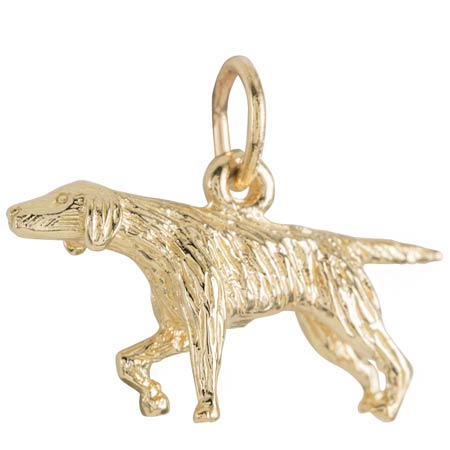 14K Gold Pointer Dog Charm by Rembrandt Charms 14K Gold Pointer Dog Charm by Rembrandt Charms