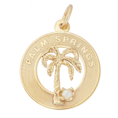 14k Gold Palm Springs Palm Tree Charm by Rembrandt Charms 14k Gold Palm Springs Palm Tree Charm by Rembrandt Charms