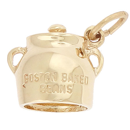14K Gold Boston Baked Beans Charm by Rembrandt Charms 14K Gold Boston Baked Beans Charm by Rembrandt Charms