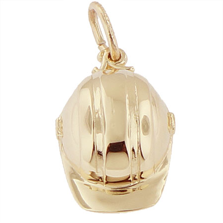 14K Gold Construction Hat Charm by Rembrandt Charms 14K Gold Construction Hat Charm by Rembrandt Charms