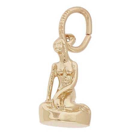 14K Gold Danish Mermaid Charm by Rembrandt Charms 14K Gold Danish Mermaid Charm by Rembrandt Charms