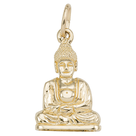 10K Gold Meditation Buddha Charm by Rembrandt Charms 10K Gold Meditation Buddha Charm by Rembrandt Charms