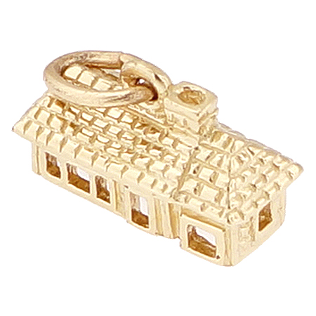 14K Gold Ranch House Charm by Rembrandt Charms 14K Gold Ranch House Charm by Rembrandt Charms