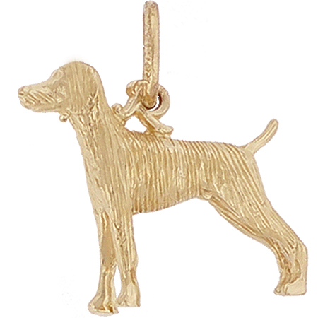 14k Gold Weimaraner Dog Charm by Rembrandt Charms 14k Gold Weimaraner Dog Charm by Rembrandt Charms