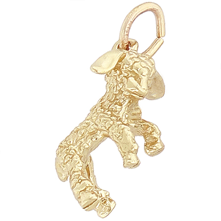 14k Gold Lamb Charm by Rembrandt Charms 14k Gold Lamb Charm by Rembrandt Charms