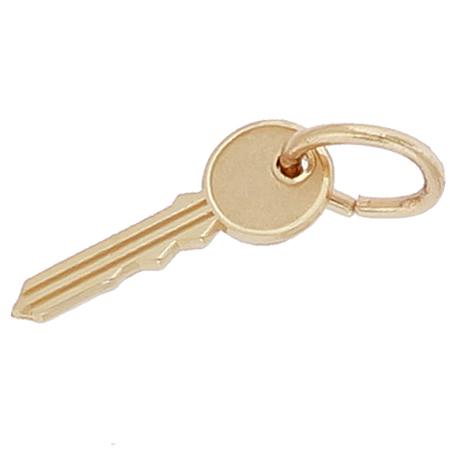 14K Gold House Key Accent Charm by Rembrandt Charms 14K Gold House Key Accent Charm by Rembrandt Charms