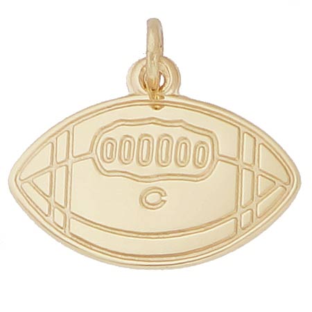 14k Gold College Football Charm by Rembrandt Charms 14k Gold College Football Charm by Rembrandt Charms