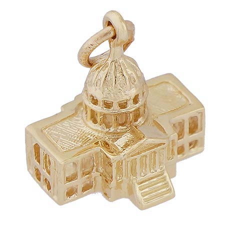 14k Gold Capitol Building Charm by Rembrandt Charms 14k Gold Capitol Building Charm by Rembrandt Charms