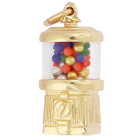 14k Gold Gumball Machine Charm by Rembrandt Charms 14k Gold Gumball Machine Charm by Rembrandt Charms