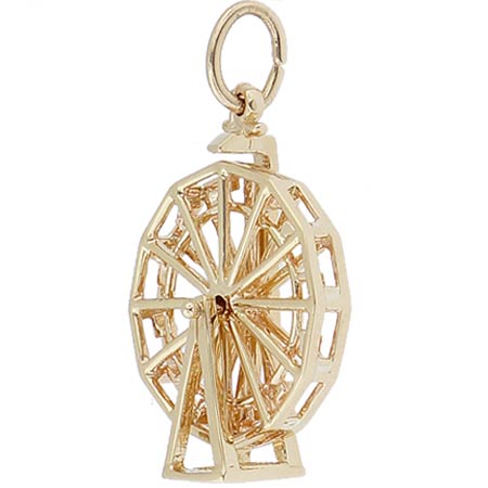 14k Gold Ferris Wheel Charm by Rembrandt Charms 14k Gold Ferris Wheel Charm by Rembrandt Charms