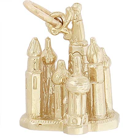 14k Gold St Basil's Cathedral Charm by Rembrandt Charms 14k Gold St Basil's Cathedral Charm by Rembrandt Charms