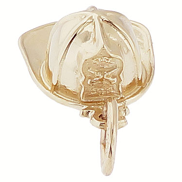14k Gold Firefighter Helmet Charm by Rembrandt Charms 14k Gold Firefighter Helmet Charm by Rembrandt Charms