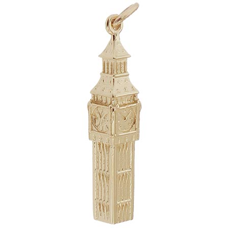 14K Gold Big Ben Charm by Rembrandt Charms 14K Gold Big Ben Charm by Rembrandt Charms