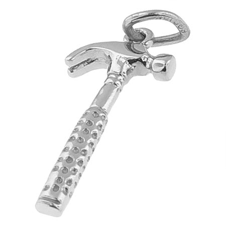 14K White Gold Hammer Charm by Rembrandt Charms 14K White Gold Hammer Charm by Rembrandt Charms
