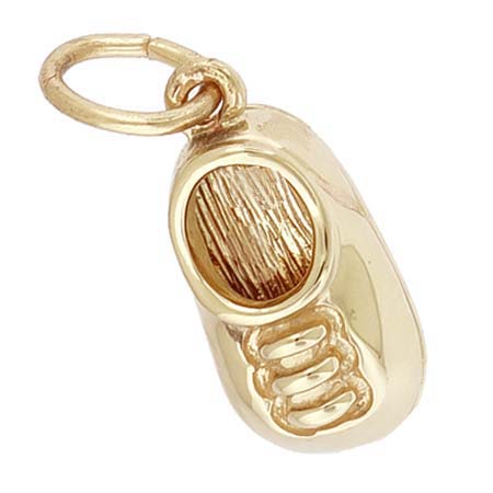 14K Gold Baby Shoe Charm by Rembrandt Charms 14K Gold Baby Shoe Charm by Rembrandt Charms