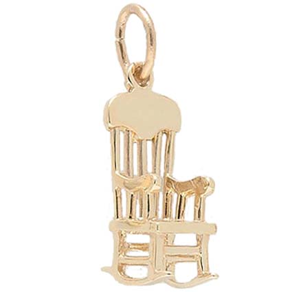 14K Gold Rocking Chair Charm by Rembrandt Charms 14K Gold Rocking Chair Charm by Rembrandt Charms