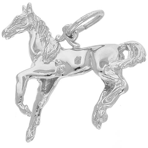 Sterling Silver Horse Charm by Rembrandt Charms Sterling Silver Horse Charm by Rembrandt Charms