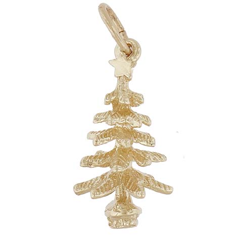 14K Gold Evergreen Tree Charm by Rembrandt Charms