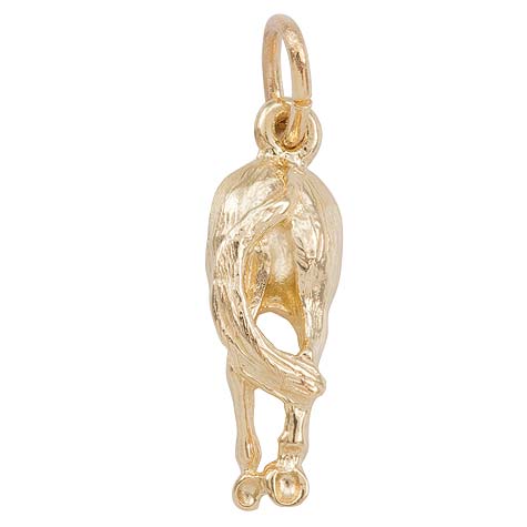 Gold Plate Horses Behind Charm by Rembrandt Charms Gold Plate Horses Behind Charm by Rembrandt Charms