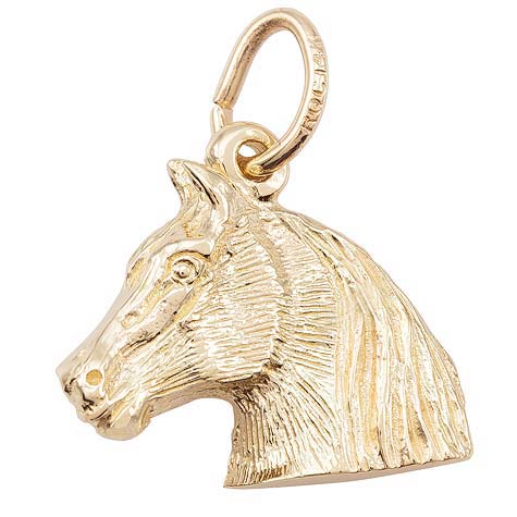 14K Gold Horse Head Charm by Rembrandt Charms 14K Gold Horse Head Charm by Rembrandt Charms