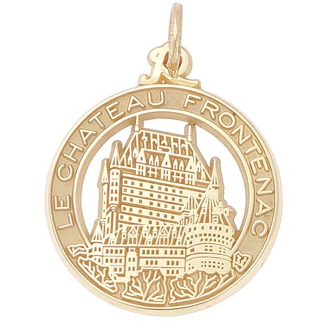 14K Gold Chateau Frontenac Charm by Rembrandt Charms 14K Gold Chateau Frontenac Charm by Rembrandt Charms