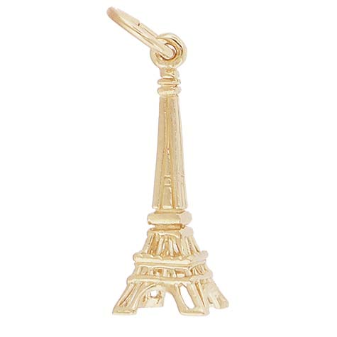 10K Gold Eiffel Tower Accent Charm by Rembrandt Charms 10K Gold Eiffel Tower Accent Charm by Rembrandt Charms