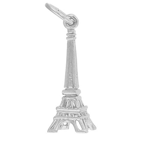 Sterling Silver Eiffel Tower Accent Charm by Rembrandt Charms Sterling Silver Eiffel Tower Accent Charm by Rembrandt Charms