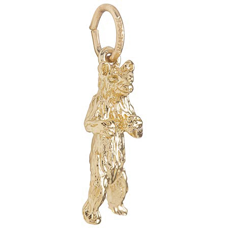 14K Gold Standing Bear Charm by Rembrandt Charms 14K Gold Standing Bear Charm by Rembrandt Charms