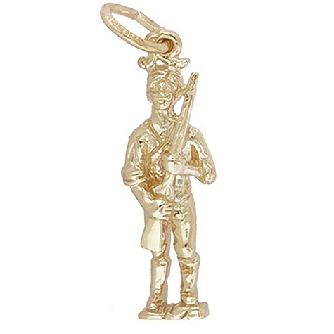 14K Gold Minute Men Charm by Rembrandt Charms 14K Gold Minute Men Charm by Rembrandt Charms