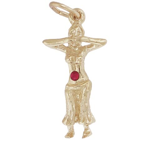 14K Gold Belly Dancer Charm by Rembrandt Charms 14K Gold Belly Dancer Charm by Rembrandt Charms
