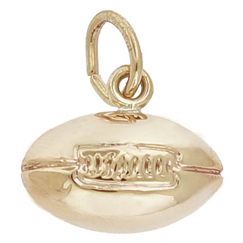 10K Gold Football Charm by Rembrandt Charms 10K Gold Football Charm by Rembrandt Charms