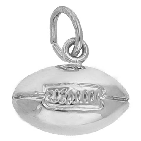 Sterling Silver Football Charm by Rembrandt Charms Sterling Silver Football Charm by Rembrandt Charms