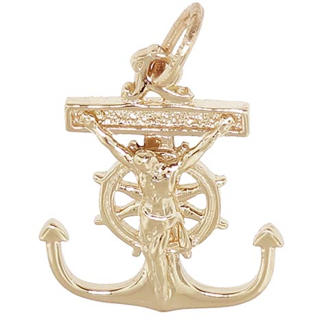 14K Gold Mariners Cross Charm by Rembrandt Charms 14K Gold Mariners Cross Charm by Rembrandt Charms