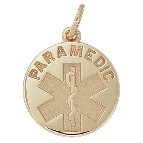 14k Gold Paramedic Charm by Rembrandt Charms 14k Gold Paramedic Charm by Rembrandt Charms